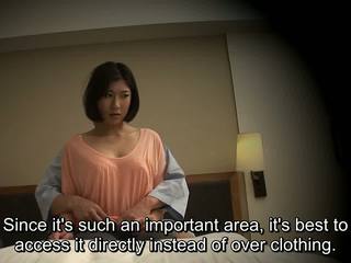 Subtitled japanska hotell massagen muntlig kön nanpa i högupplöst