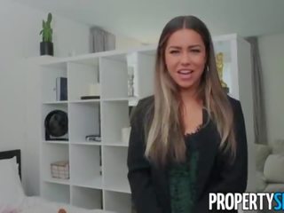 Propertysex ग्राहक creampies उसके हॉट असली estate agent में apartment
